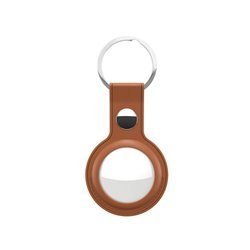 KeyBudz Leather Keyring for AirTag 2-pack