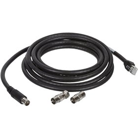 LK ihc net basic connected cable 3m for r and tv black