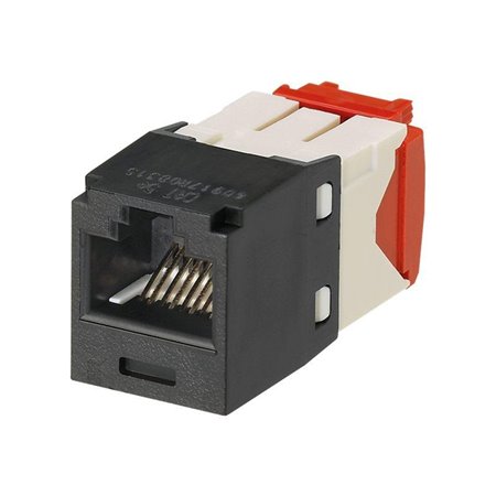 PANDUIT Mini-com module cat 5e utp 8 pos 8 wire universal black