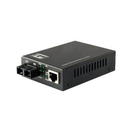 LevelOne GVT-2002 - fibre media converter - 10Mb LAN 100Mb LAN GigE
