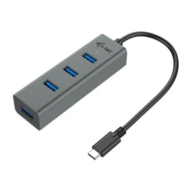 I-Tec USB-C 3.1 Metal HUB USB-Hubs - USB 3.2 - 4 - Grau