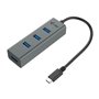 I-Tec USB-C 3.1 Metal HUB USB-Hubs - USB 3.2 - 4 - Grau