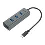 I-Tec USB-C 3.1 Metal HUB USB-Hubs - USB 3.2 - 4 - Grau