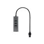 I-Tec USB 3.0 Metal Passive HUB USB-Hubs - USB 3.2 - 4 - Grau