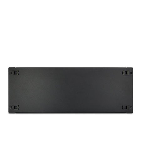 Inter-Tech 4U blind panel with screwless mounting in the colour RAL 9005