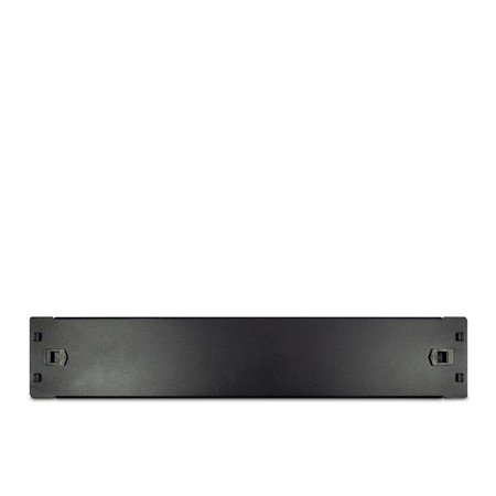 Inter-Tech 2U blind panel with screwless mounting in the colour RAL 9005