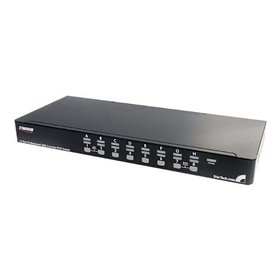 StarTech.com 16 Port 1U Rackmount USB KVM Switch Kit mit OSD und Kabel - KVM Switch - 16 Anschlüsse