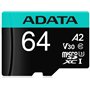 A-Data Premier Pro MicroSD/SD V30S - 100MB/s - 64GB