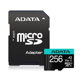 A-Data Premier Pro MicroSD/SD V30S - 100MB/s - 256GB