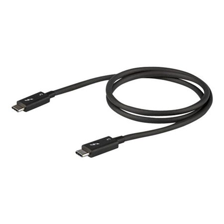 StarTech.com Thunderbolt 3 (40Gbps) USB C Cable - Black - 80cm