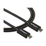 StarTech.com Thunderbolt 3 (40Gbps) USB C Cable - Black - 80cm