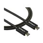 StarTech.com Thunderbolt 3 (40Gbps) USB C Cable - Black - 80cm