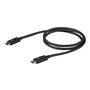 StarTech.com Thunderbolt 3 (40Gbps) USB C Cable - Black - 80cm