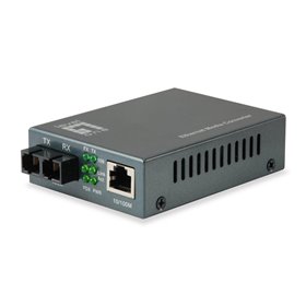 LevelOne FVT-1102 RJ45 to SC Fast Ethernet Media Converter Single-Mode Fiber 1310nm 20km