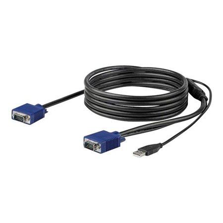 StarTech.com 10ft / 3m USB KVM Cable for Rackmount Consoles - VGA and USB - video / USB cable - 3 m