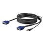 StarTech.com 10ft / 3m USB KVM Cable for Rackmount Consoles - VGA and USB - video / USB cable - 3 m