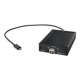 Sonnettech Solo10G SFP+ 10 Gigabit Ethernet Thunderbolt Adapter with Short-range SFP+ Transceiver