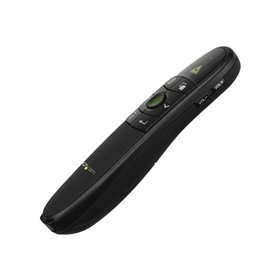StarTech.com Wireless Presentation Remote w/ Green Laser Pointer - 90' presentation remote control - black