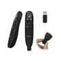 StarTech.com Wireless Presentation Remote w/ Green Laser Pointer - 90' presentation remote control - black
