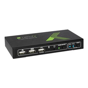 IC INTRACOM techly 2x1 USB HDMI KVM Switch 4Kx2K