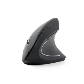 Gembird Ergonomic 6-button wireless optical mouse - Vertical mouse (Schwarz)