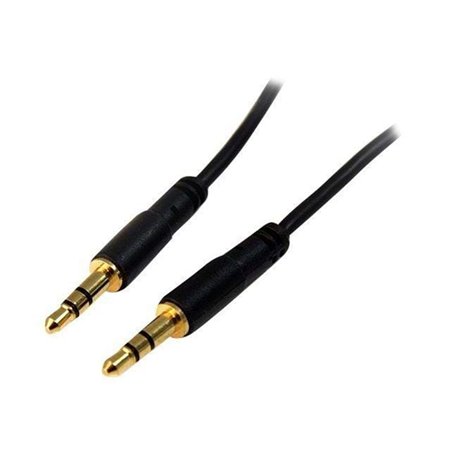 StarTech.com Slim 3.5mm Stereo Audio Kabel - Audiokabel - digitalt Audio