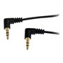 StarTech.com Slim 3.5mm Right Angle Stereo Audio Kabel - Audiokabel - digitalt Audio