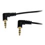 StarTech.com Slim 3.5mm Right Angle Stereo Audio Kabel - Audiokabel - digitalt Audio