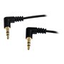 StarTech.com Slim 3.5mm Right Angle Stereo Audio Kabel - Audiokabel - digitalt Audio