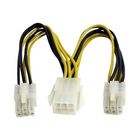 StarTech.com PCI Express Strom Splitter Kabel - strömdelare