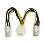 StarTech.com PCI Express Strom Splitter Kabel - strömdelare