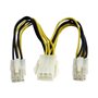 StarTech.com PCI Express Strom Splitter Kabel - strömdelare