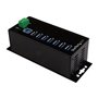 StarTech.com 7-Port Industrial USB 3.0 Hub with External Power Adapter - hub - 7 ports USB-Hubs - USB 3.2 - 7 - Schwarz