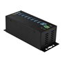 StarTech.com 7-Port Industrial USB 3.0 Hub with External Power Adapter - hub - 7 ports USB-Hubs - USB 3.2 - 7 - Schwarz