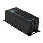 StarTech.com 7-Port Industrial USB 3.0 Hub with External Power Adapter - hub - 7 ports USB-Hubs - USB 3.2 - 7 - Schwarz