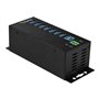 StarTech.com 7-Port Industrial USB 3.0 Hub with External Power Adapter - hub - 7 ports USB-Hubs - USB 3.2 - 7 - Schwarz