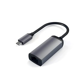Satechi USB Type C Gigabit Ethernet Adapter Space Grey