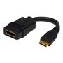 StarTech.com High Speed HDMI Kabel mit Ethernet - HDMI zu HDMI Mini - video/ljud/nätverksadapter - HDMI