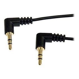 StarTech.com Slim 3.5mm Right Angle Stereo Audio Kabel - Audiokabel - digitalt Audio