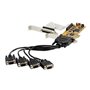 StarTech.com 8-Port PCI Express Serial Card - Low Profile - RS-232 - serial adapter