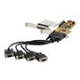 StarTech.com 8-Port PCI Express Serial Card - Low Profile - RS-232 - serial adapter