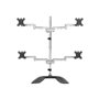 StarTech.com Quad-Monitor Stand - For up to 32" VESA Mount Monitors - stand (adjustable arm)