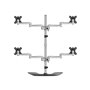StarTech.com Quad-Monitor Stand - For up to 32" VESA Mount Monitors - stand (adjustable arm)