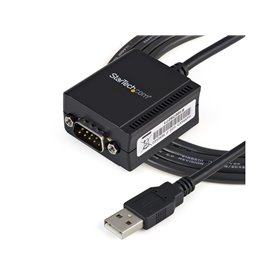 StarTech.com 1 Port FTDI USB zu Serial RS232 Adapter Kabel mit COM Retention