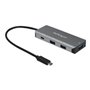 StarTech.com 4-Port USB-C Hub with PD 3.0 - 10Gbps - 3x USB-A & 1X USB-C - hub - 4 ports USB-Hubs - 4 - Grau