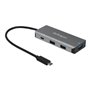 StarTech.com 4-Port USB-C Hub with PD 3.0 - 10Gbps - 3x USB-A & 1X USB-C - hub - 4 ports USB-Hubs - 4 - Grau