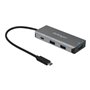 StarTech.com 4-Port USB-C Hub with PD 3.0 - 10Gbps - 3x USB-A & 1X USB-C - hub - 4 ports USB-Hubs - 4 - Grau