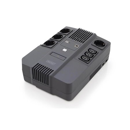 DIGITUS UPS Line-Interactive 800VA/480W AVR 4xSCHU