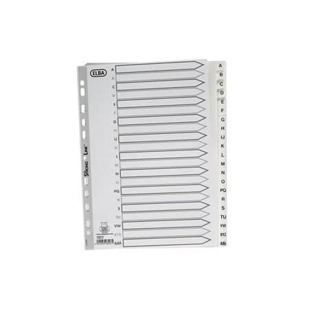 Oxford  Strong-Line®Index A4 White Pp A-Å (Danish Alphabet) White