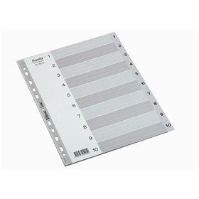 Bantex  Strong Line-Index Grey A4 1-10 Grey